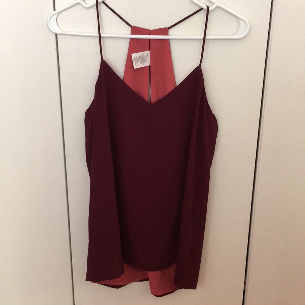 Express Barcelona reversible cami size XS purple